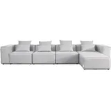 Home Deluxe Modulares Sofa VERONA XL hellgrau