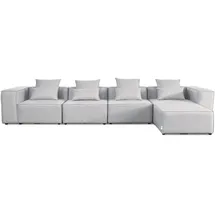 Home Deluxe Modulares Sofa VERONA XL hellgrau