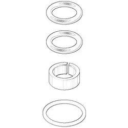 Dornbracht Dichtungssatz für Auslauf Ersatzteile 90141502000 70x110x10mm 9014150200090