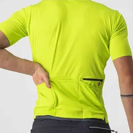 Castelli Unlimited Allroad Kurzarm-radtrikot - Lime S