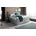 Boxspringbett grau grau 210cm Bezug 100 Polyester Bezug 100 Polyester Boxspringbett mit mit in in
