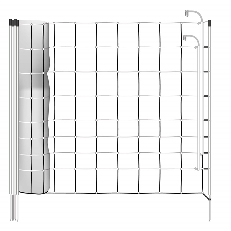 50m Wolfsabwehr-Netz PLUS/MINUS 106cm (AGRIDEA-Empfehlung Herdenschutz)