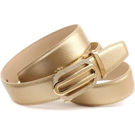 Anthoni Crown Damengürtel Leder gold 90