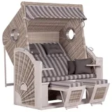 deVries Strandkorb XXL Sun PE Des. 481