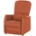 HIMOLLA Fernsehsessel 7568 Leder 77 x 110 x 93 cm Orange elektrisch