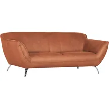 GUTMANN FACTORY Couch Leder 2-Sitzer Braun