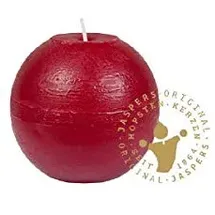 Rustic Kerzen Rustic Kugelkerze 120 mm dunkel-bordeaux