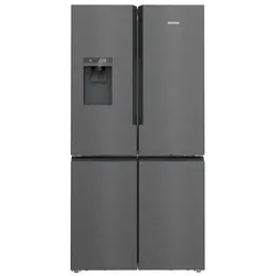 KF96DAXEA Kühl-Gefrier-Kombination 183 x 90.5 cm Gebürsteter schwarzer Stahl inkl. 4 Mann Handling