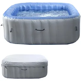 MCW N97 Ø 198 x 67 cm eckig Grau-Blau