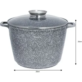 Klausberg Marmor Kochtopf 28 cm rund