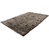 Leonique Hochflor-Teppich »Aysu«, rechteckig, einfarbiger Teppich, besonders weich und kuschelig 19727417-3 grün 52 mm,