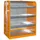 Bauer Rollladenschrank Aluminium/Stahlblech 180 Liter Gelborange