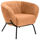 Lomoco Cocktailsessel, Rost, Metall, 79x71x74 cm, Fußauswahl, Lederauswahl, Stoffauswahl, Wohnzimmer, Sessel, Cocktailsessel