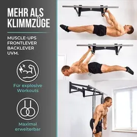 PULLUP & DIP Muscle-Up Bar Schwarz
