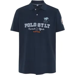 Polo mit Logo-Applikation und Stickerei 3XL