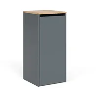 Vichy Vichy, Badezimmerschrank, Badschrank Viktor, Anthrazit/Goldkraft Eiche, 40.2 x