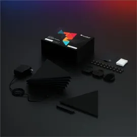 Nanoleaf Shapes Ultra Black Starter Kit (9 Platten)|42 W|WiFi