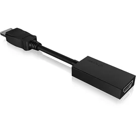 Icy Box IB-AC508a DisplayPort zu HDMI Adapter Schwarz