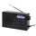 Silvercrest Radio DAB+ Taschenradio Trage-Radio Musikradio »SDR 15 A2« schwarz - Schwarz