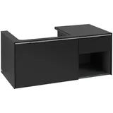 Villeroy & Boch Waschtisch-Unterschrank mit LED 100,1 x 42,25 x 51,6 cm Volcano Black