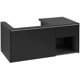Villeroy & Boch Waschtisch-Unterschrank mit LED 100,1 x 42,25 x 51,6 cm Volcano Black