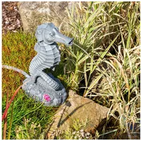 esotec Wasserspeier Solar-Figur Komplettset Seepferdchen IDA H=30cm Pumpe 250l/h 101681 (Komplettset)