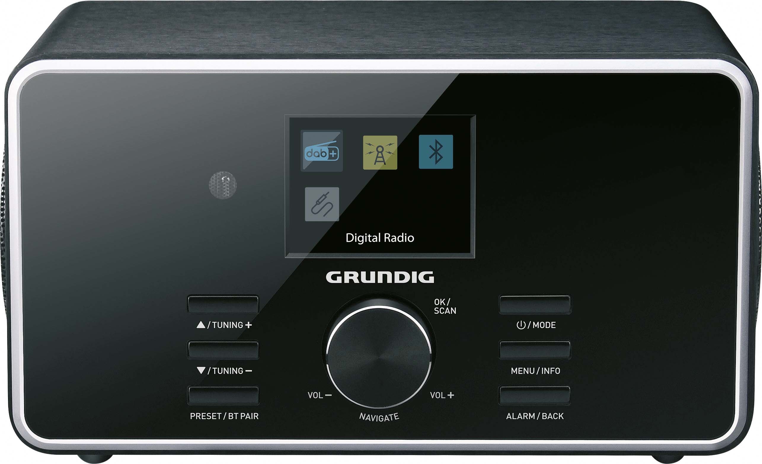 Grundig Dtr 4500 2.0 (FM, DAB+, Bluetooth), Radio, Schwarz