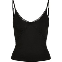 URBAN CLASSICS Ladies Lace 90 ́s Top in black