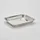 De Buyer Marinierplatte, Edelstahl, 30 x 25 x 4,3 cm