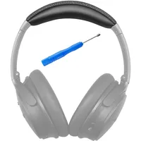 AHG Accessory House Global Soundlink ae2 QC25 Ersatz-Kopfbügelpolster. Kompatibel mit Bose SoundLink Around-Ear II Wireless + QuietComfort 25 Kopfhörern (schwarz). Einfache Selbstmontage, extra dick
