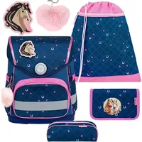 Belmil Compact Schulranzen-Set 5-tlg. - Meet your Horses