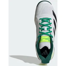 adidas Herren Pickleball Shoes, FTWR White/core Black/Collegiate Green, 48