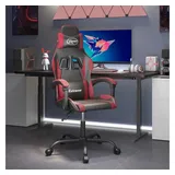 vidaXL Gaming-Stuhl Kunstleder Schwarz und Rot