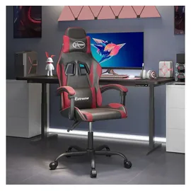 vidaXL Gaming-Stuhl Kunstleder Schwarz und Rot