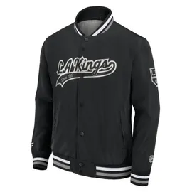 Fanatics Los Angeles Kings Sateen Bomberjacke schwarz XL