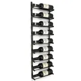 DanDiBo Ambiente Weinregal Wand Metall 9 Flaschen Schwarz