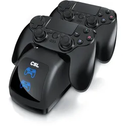 CSL Dual Ladestation für 2x PS4 Gamepads - PS4 Controller Stand Charger / Ladegerät