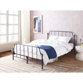 Beliani Mauressac 140 x 200 cm Schwarz
