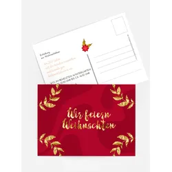 Einladungen Weihnachtskarten selbst gestalten mit Spruch und Fotos im Onlinedesigner bei Meine-Kartenmanufaktur.de