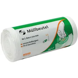 EMIL DEISS KG (GmbH + Co.) DEISS FIRST PLUS Müllbeutel, 60 Liter, Premium-LDPE, 36022 Karton