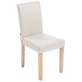 CLP Esszimmerstuhl Ina Kunstleder, ohne Armlehnen, hohe Rückenlehne beige