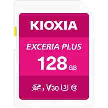 KIOXIA Exceria Plus 128 GB SDXC UHS-I, v30 Video Speed Class