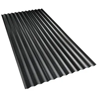 Gutta Wellplatte Guttanit+ 200 cm schwarz