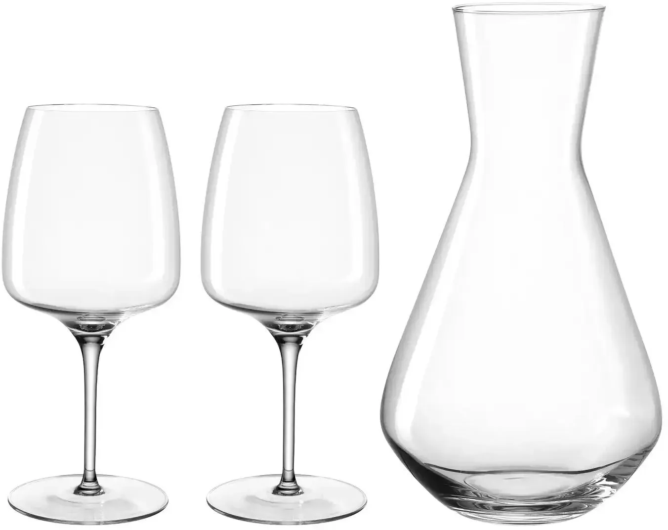 Preisvergleich Produktbild LEONARDO Geschenkset, 3-teilig  Cesti , transparent/klar , Glas