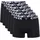 Chiemsee Boxershorts unifarben schwarz L 6er Pack