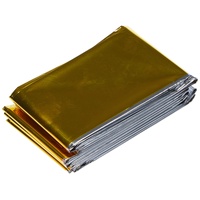 McKinley Unisex – Erwachsene Rettungsdecke-4100435 Rettungsdecke, Gold/Silber, Einheitsgröße