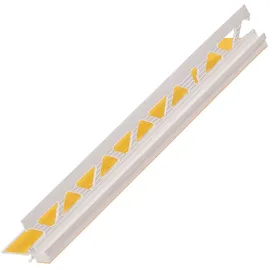 PROTEKTOR Anputzleiste 40 x 260 cm 9 mm PVC Weiß Schutzlippe