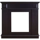 Mobili Rebecca Rebecca Mobili Kaminumrandung 100 x 109 x 26 cm Schwarz
