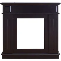Mobili Rebecca Rebecca Mobili Kaminumrandung 100 x 109 x 26 cm Schwarz