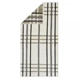 CAWÖ Noblesse Check Handtuch 50 x 100 cm beige